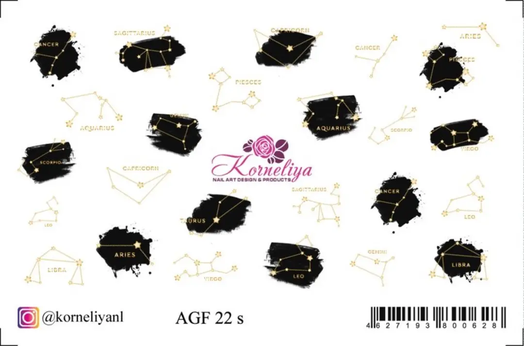 Korneliya Folie Decal AGF 22 Gold
