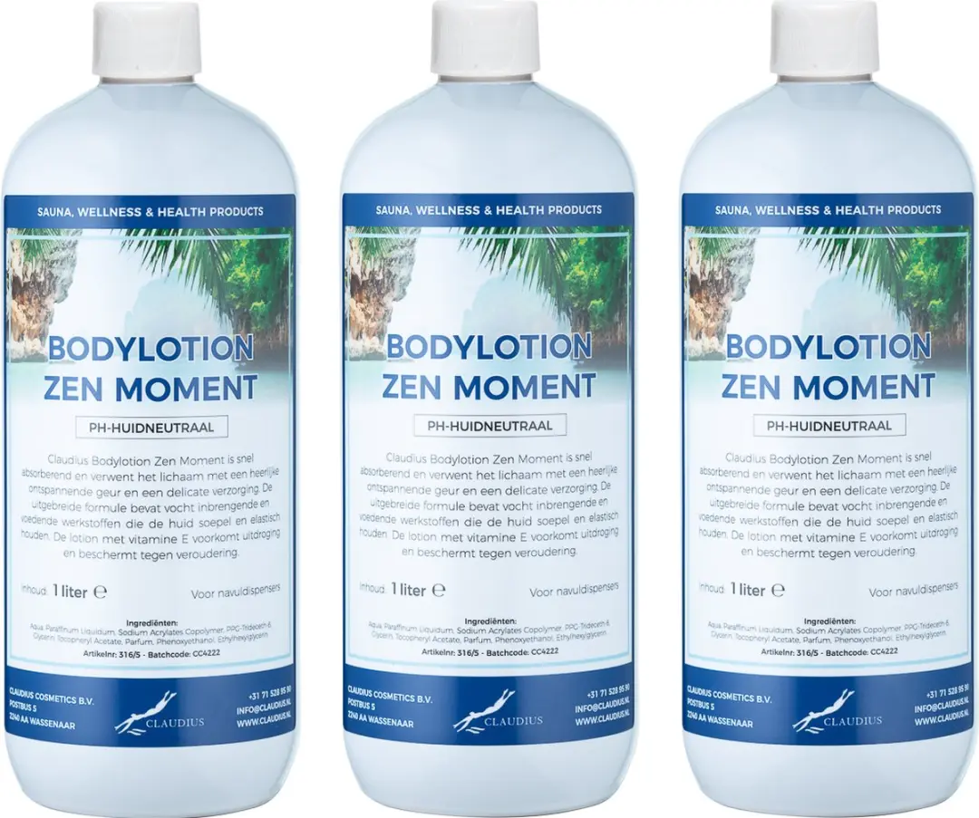 Splashbox Cosmetics Zen Moment Bodylotion 1L - 3 Stuks