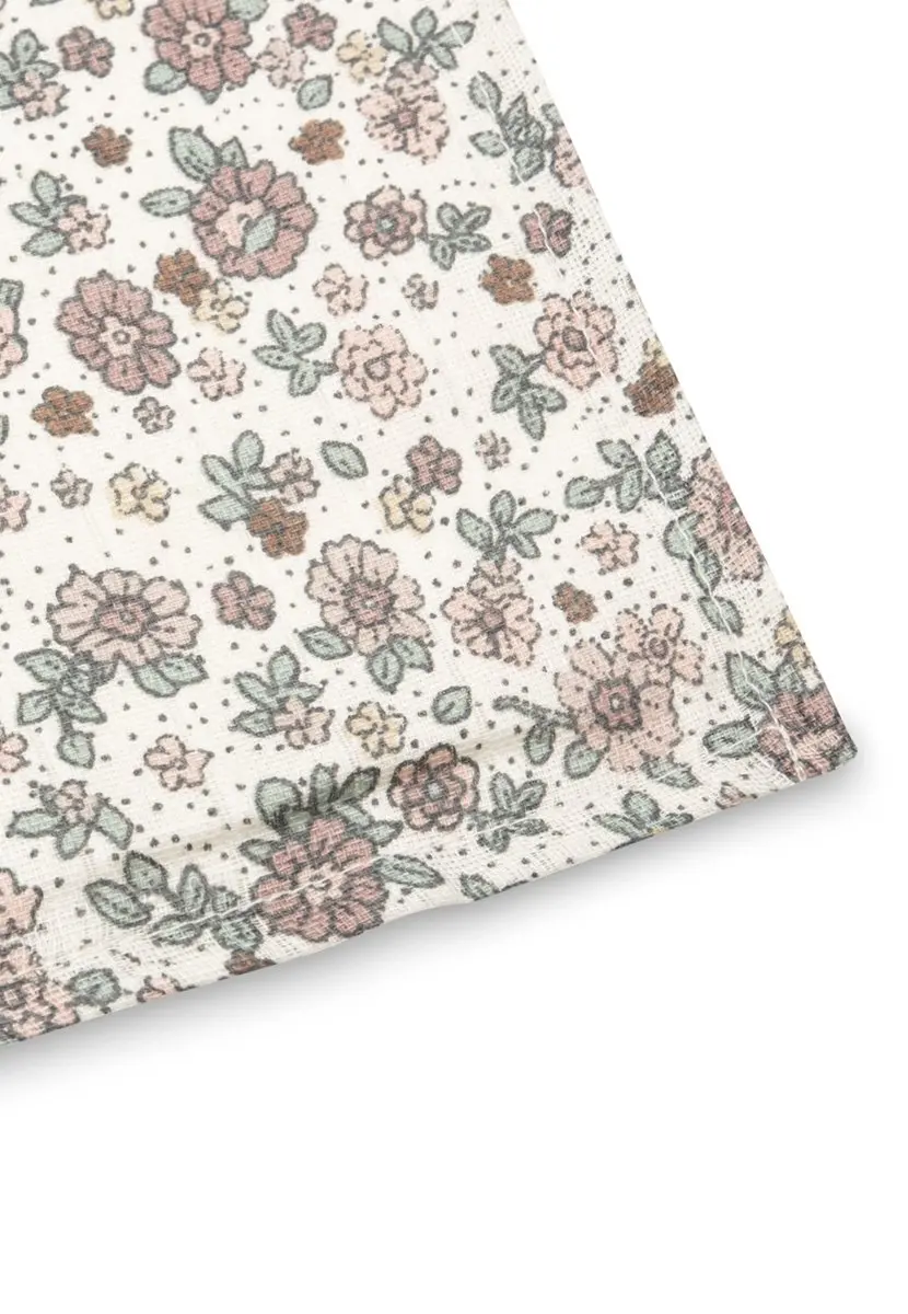Jollein Hydrofiele Doek Large 115x115cm Retro Flowers - 2 Stuks