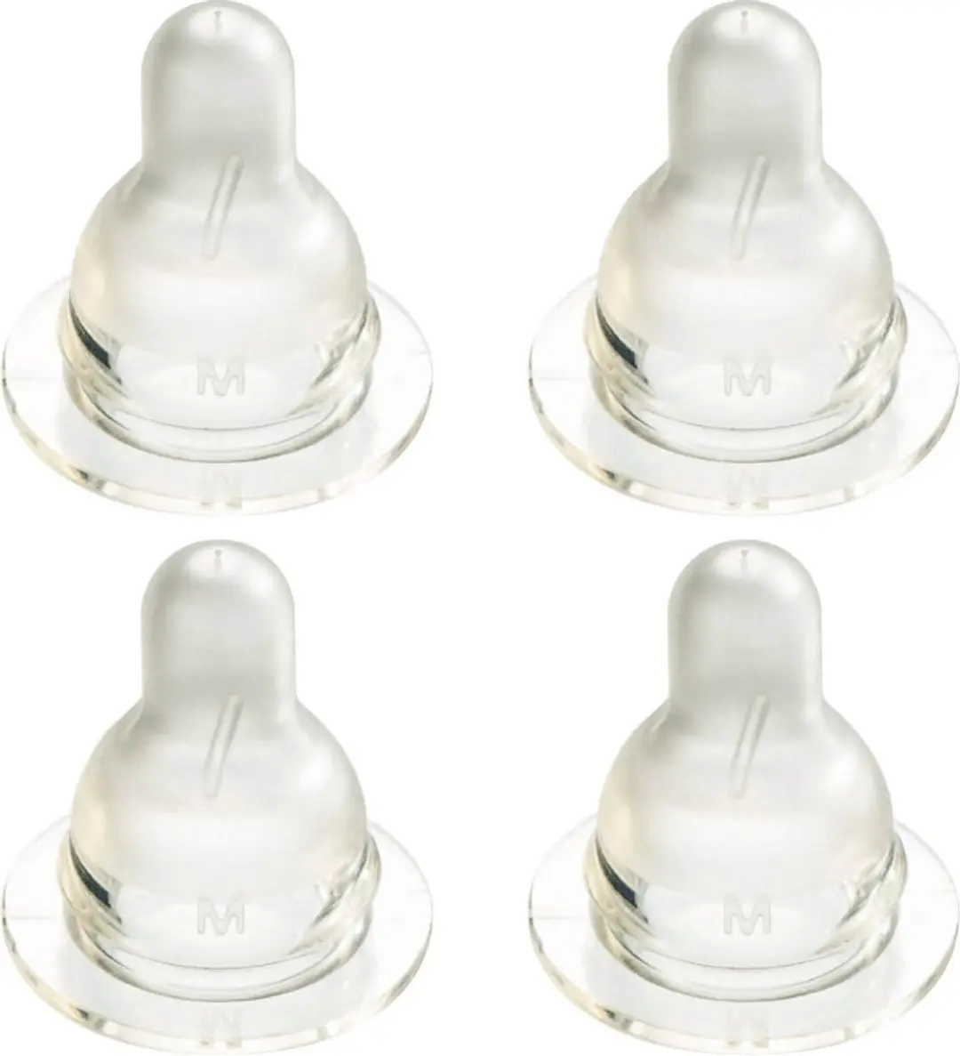 Difrax Flessenspeen Natural Medium - 4 Stuks