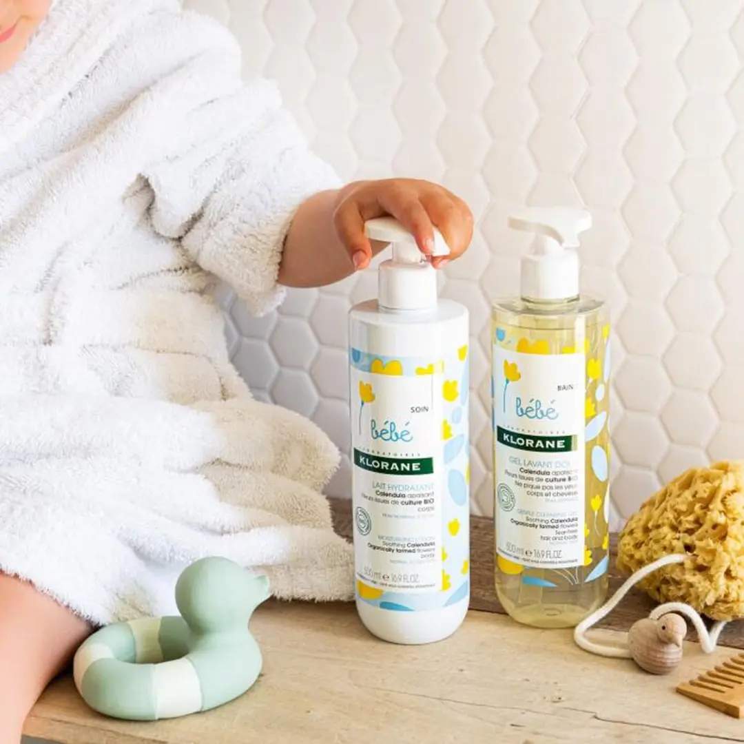 Klorane Gentle Cleansing Gel Bébé 500ml - Pompfles