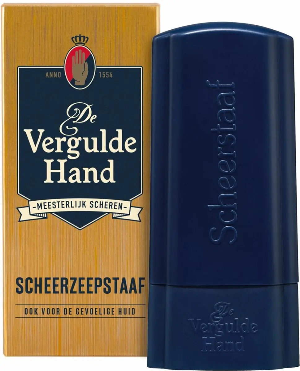 Vergulde Hand Scheerzeepstaaf 6x75g