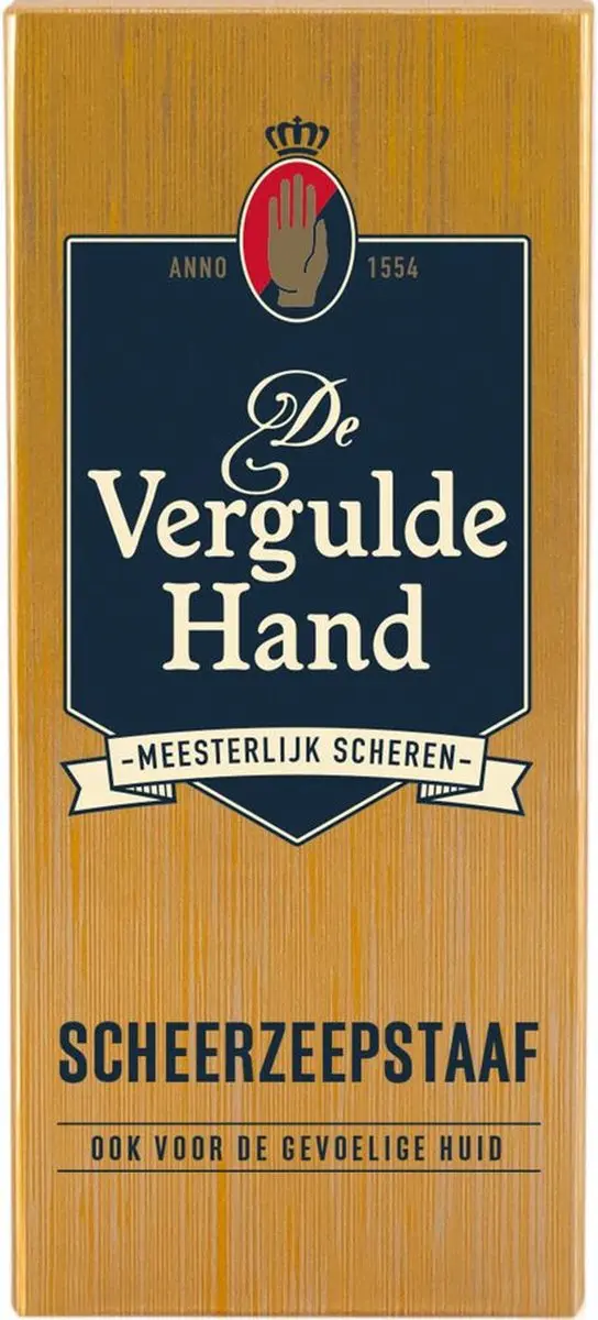 Vergulde Hand Scheerzeepstaaf 6x75g