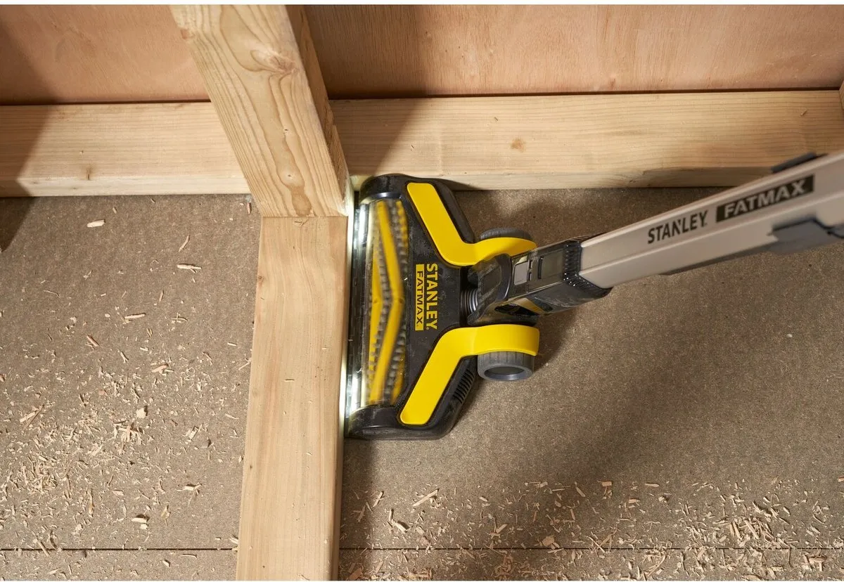 Stanley Fatmax V20 SFMCVS001D1 Accu Stofzuiger - Zwart/Geel - afbeelding 6 van 6
