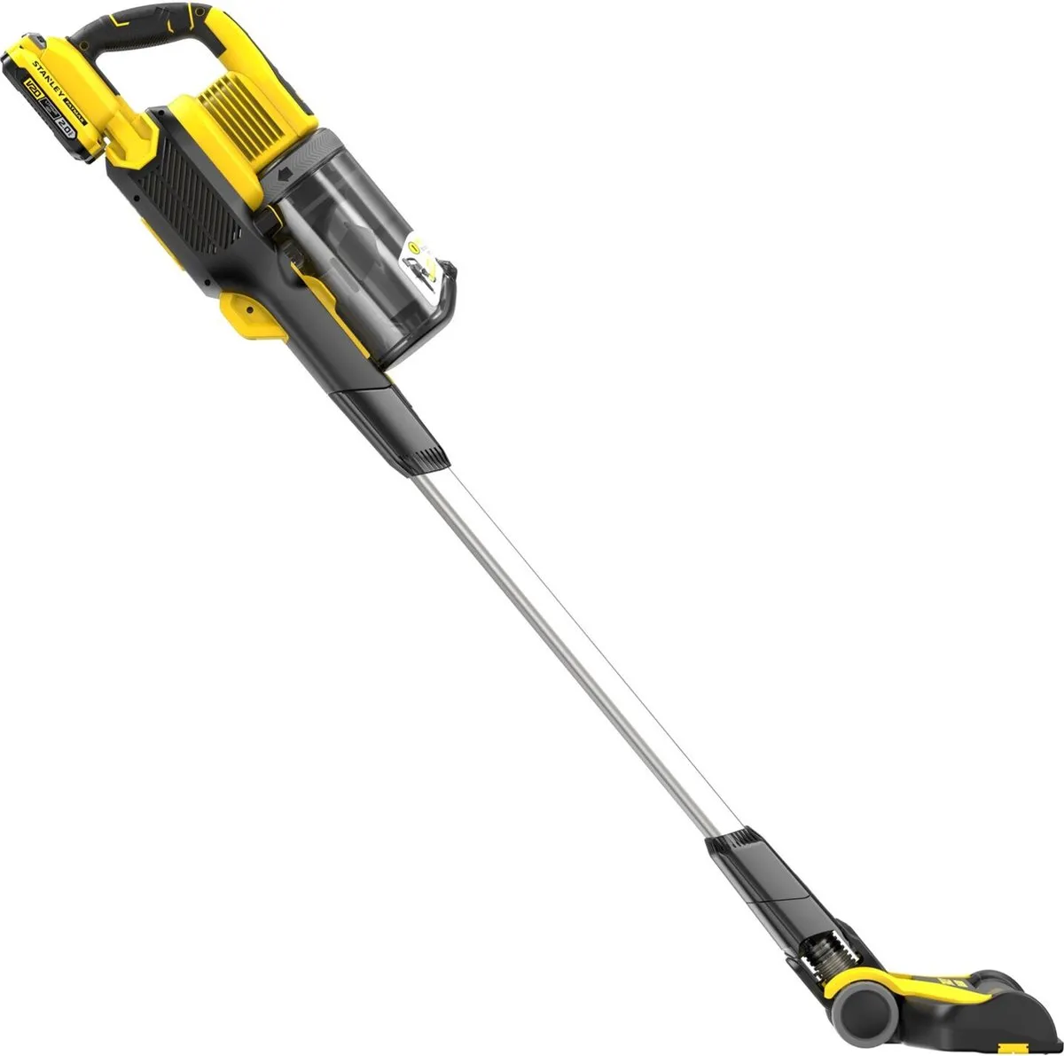Stanley Fatmax V20 SFMCVS001D1 Accu Stofzuiger - Zwart/Geel