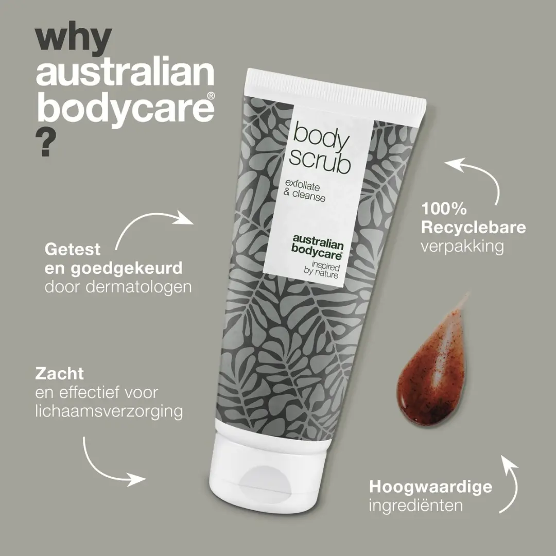 Australian Bodycare Body Scrub 200ml - Tea Tree Olie