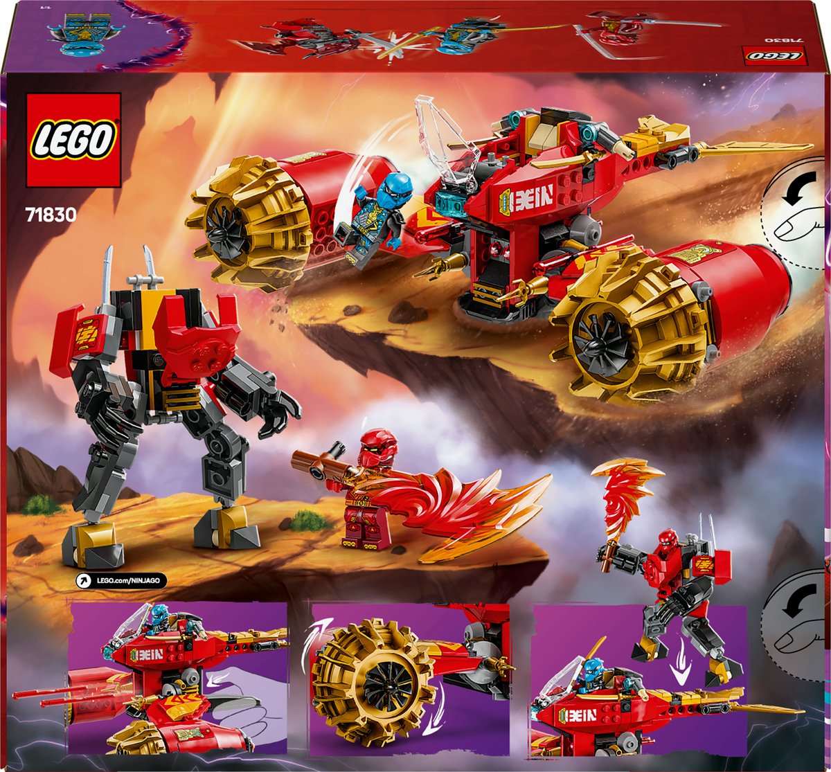 LEGO NINJAGO Kai's mechastormvoertuig - 71830