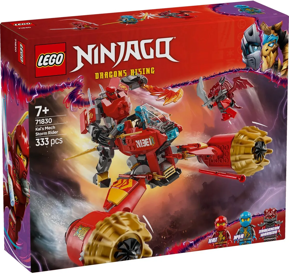 LEGO Ninjago Kai Mechastormvoertuig 71830 - 333 Stukken
