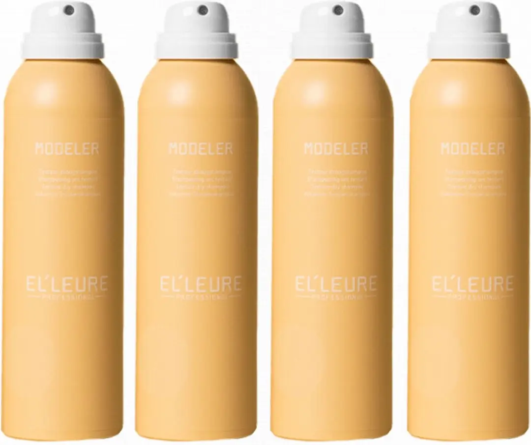 Elleure Modeler Textuur Droogshampoo 200ml - 4 Stuks