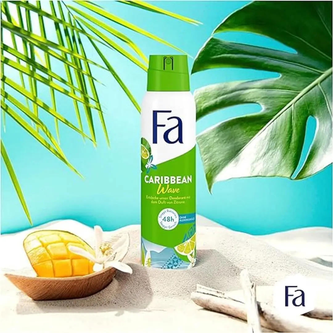 Fa Caribbean Wave Set - 4 Stuks (2x150ml Deo/2x250ml Douchegel)