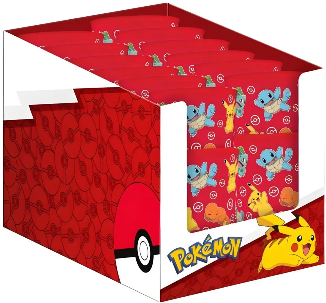 Pokémon Drinkbekers - 4 Stuks - Steenrood - 250ml