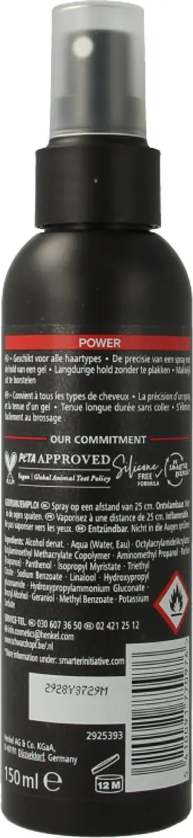 Taft Power Gel Spray 150ml