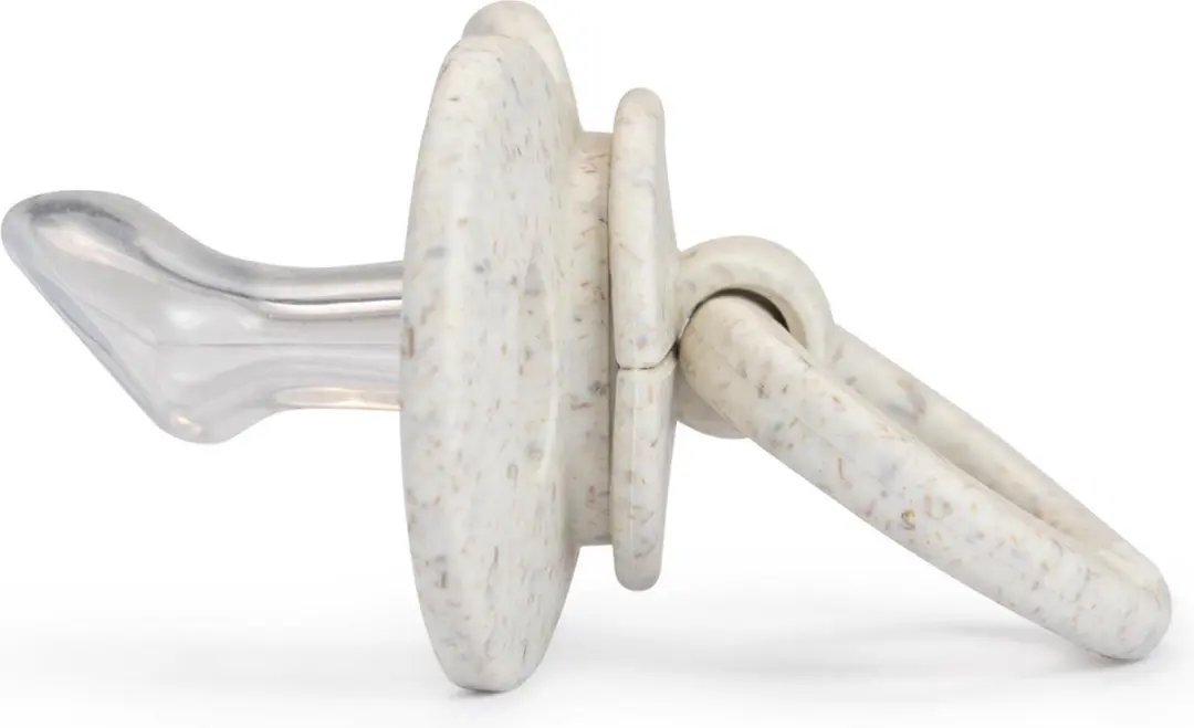 Elodie Mini Bamboe Fopspeen - Silicone - 0-6 Maanden - Vanilla White