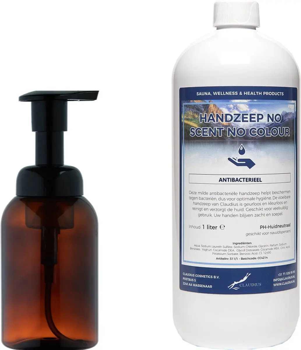 Splashbox Cosmetics Zeepdispenser 300ml + 1L Handzeep No Scent