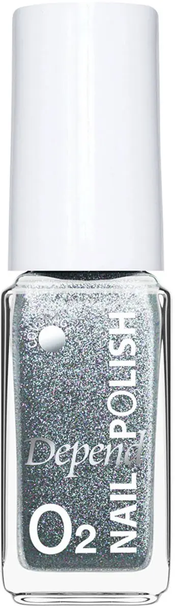 Depend Cosmetics Nagellak 800 Grijs Glitter 5ml