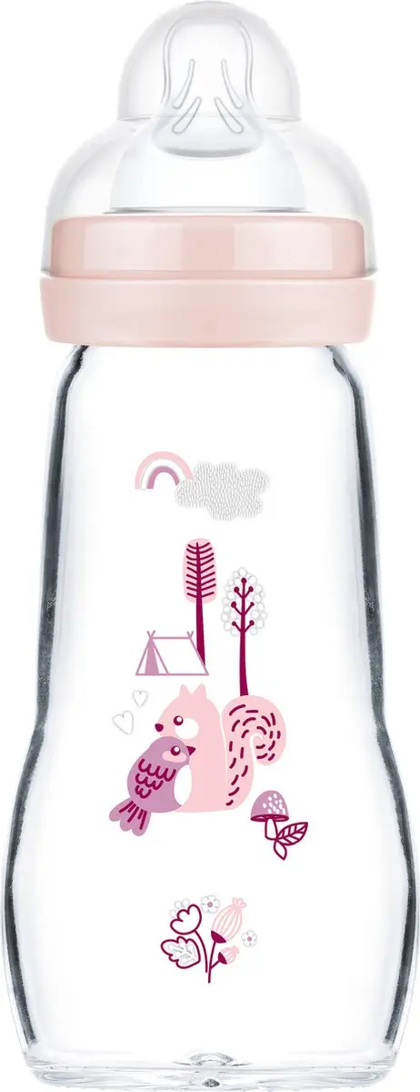 MAM Feel Good Babyfles Glas 260ml