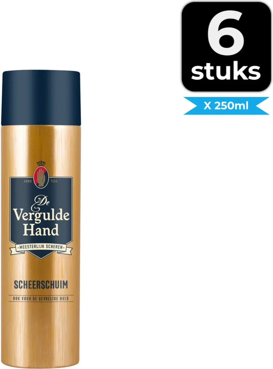 Vergulde Hand Scheerschuim 250ml