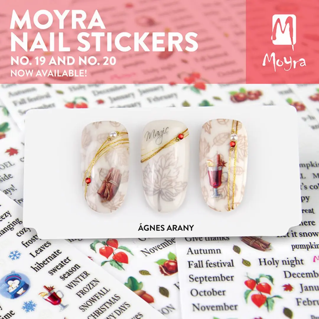 Moyra Matrica Nail Sticker No.19 - Roze