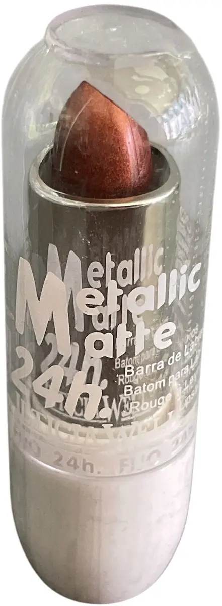 Leticia Well Lippenstift Metallic Matte 32 - Goudbruin 3,8g