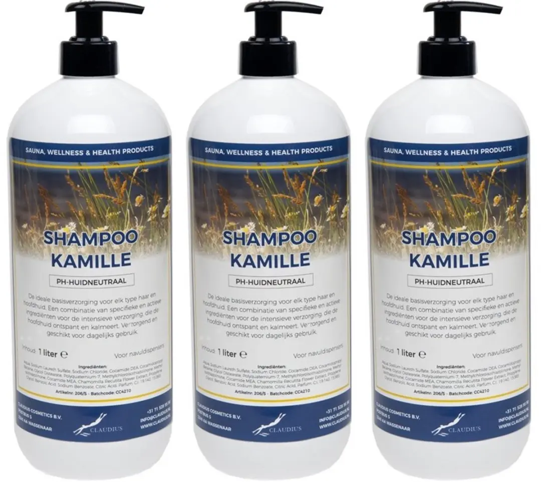 Splashbox Cosmetics Kamille Shampoo 3x1L