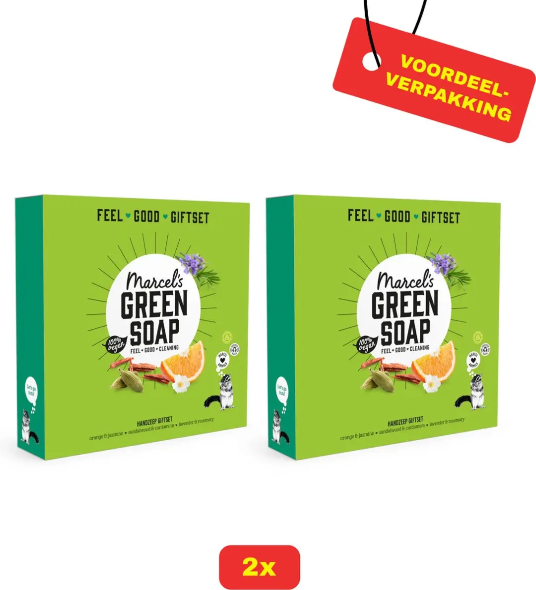 Marcel's Green Soap Giftbox Mix Handzeep
