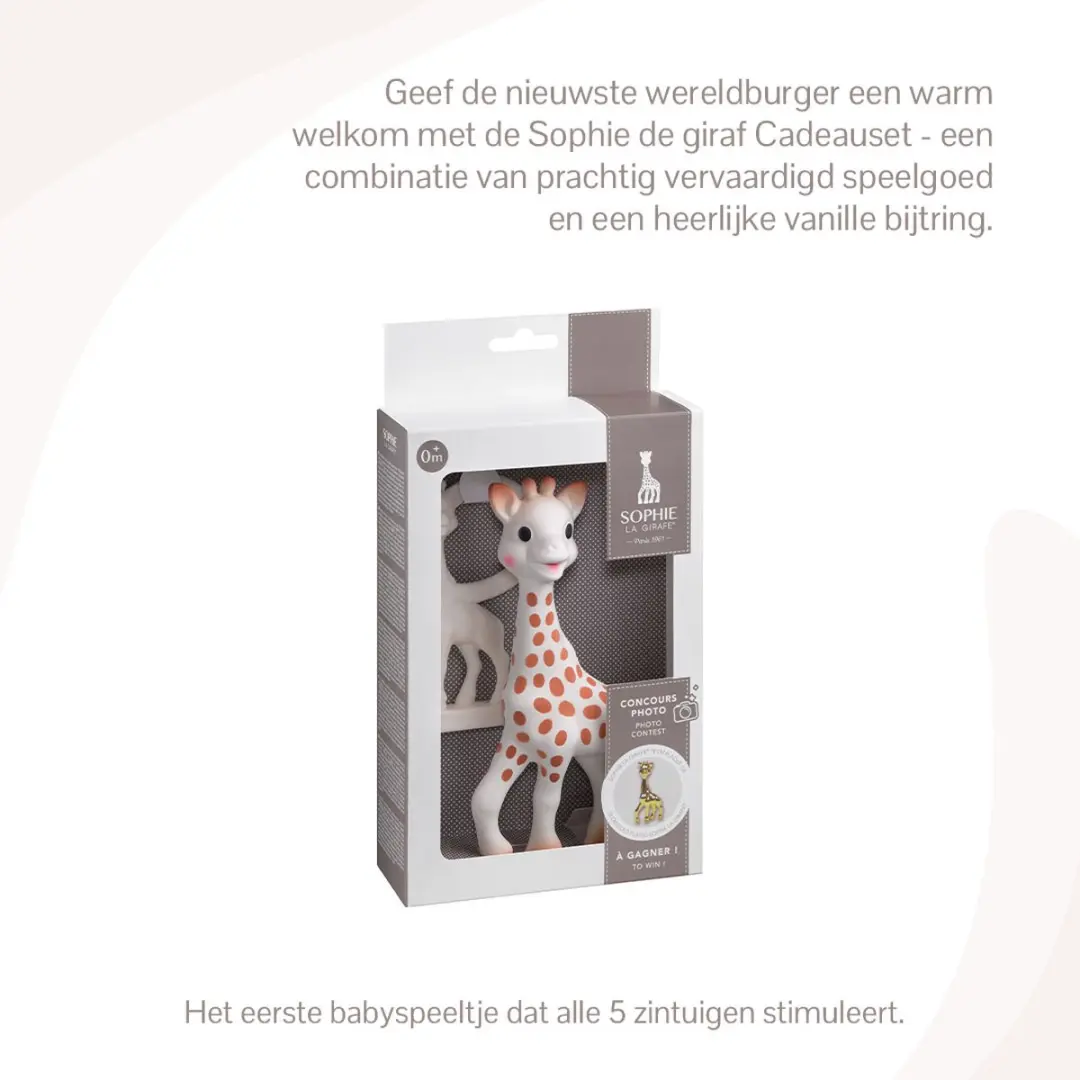 Sophie la Girafe Award Set Bijtringen - 2 Stuks - Natuurlijk Rubber