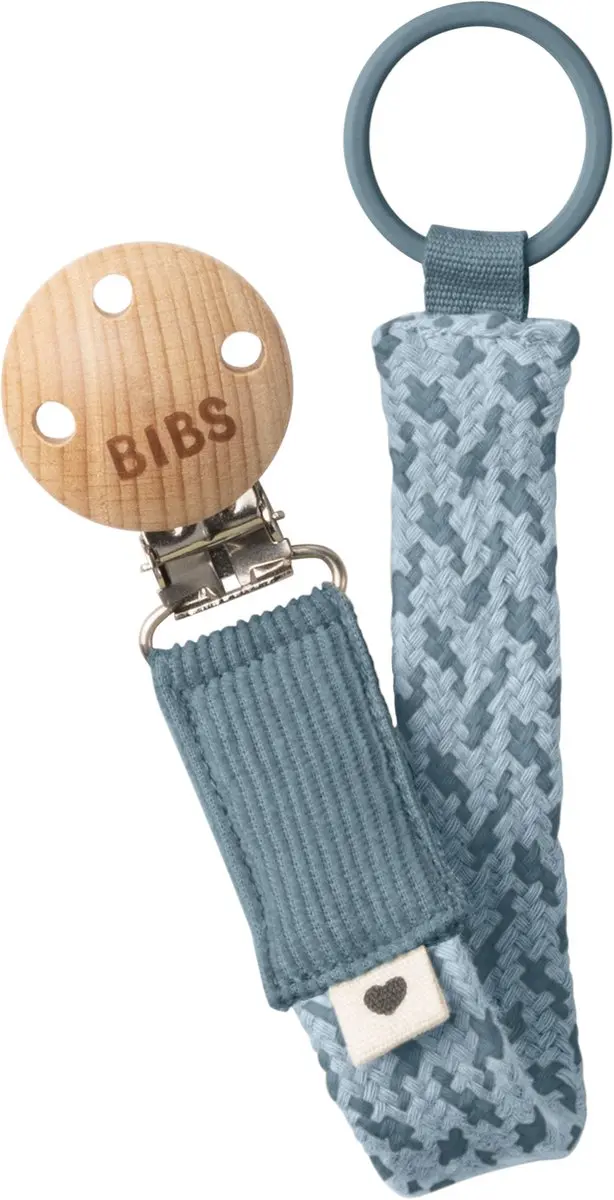 BIBS Fopspeenkoord - Petrol/Baby Blue