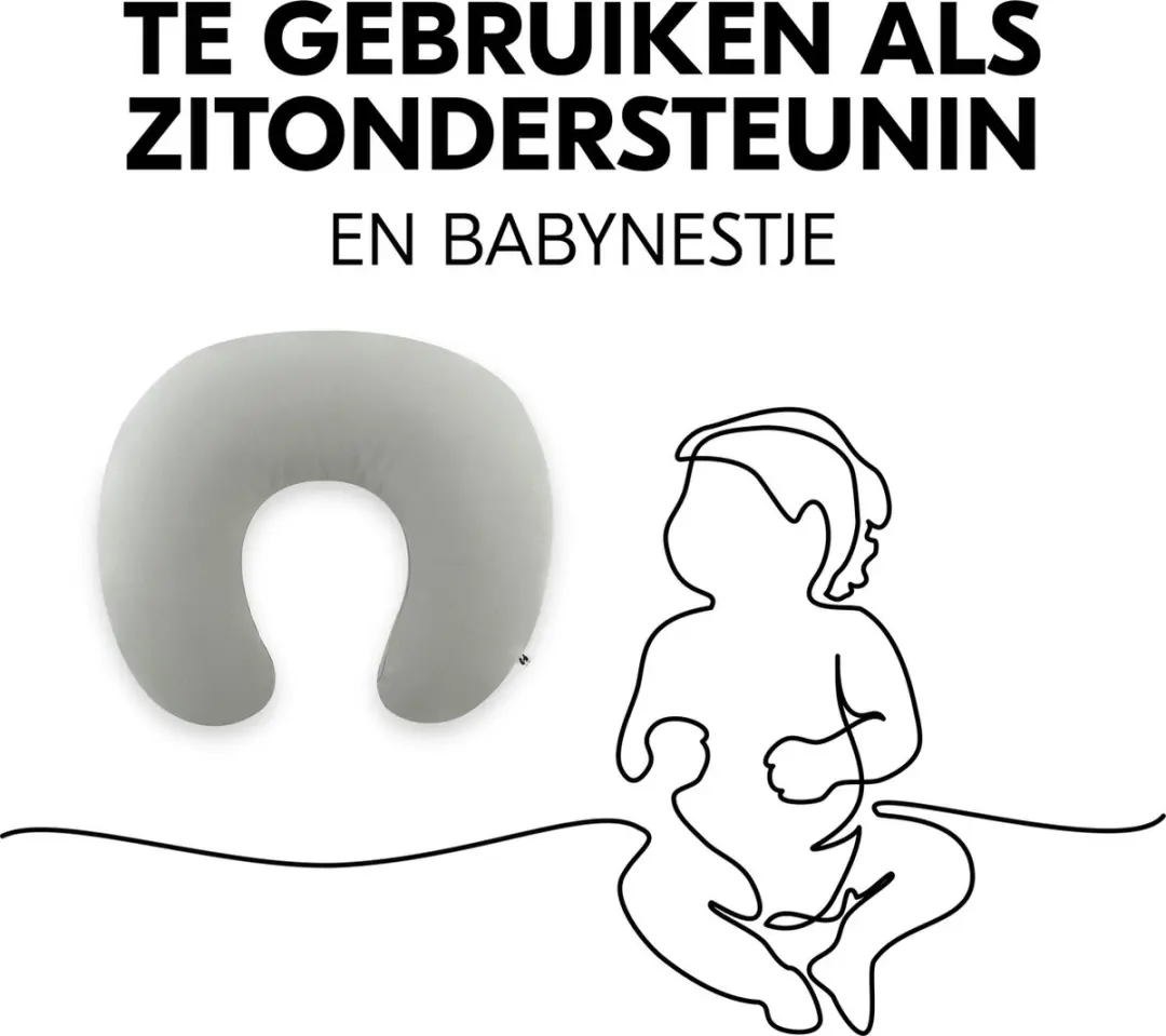 Hauck Nurse N Feed Voedingskussen - Antraciet