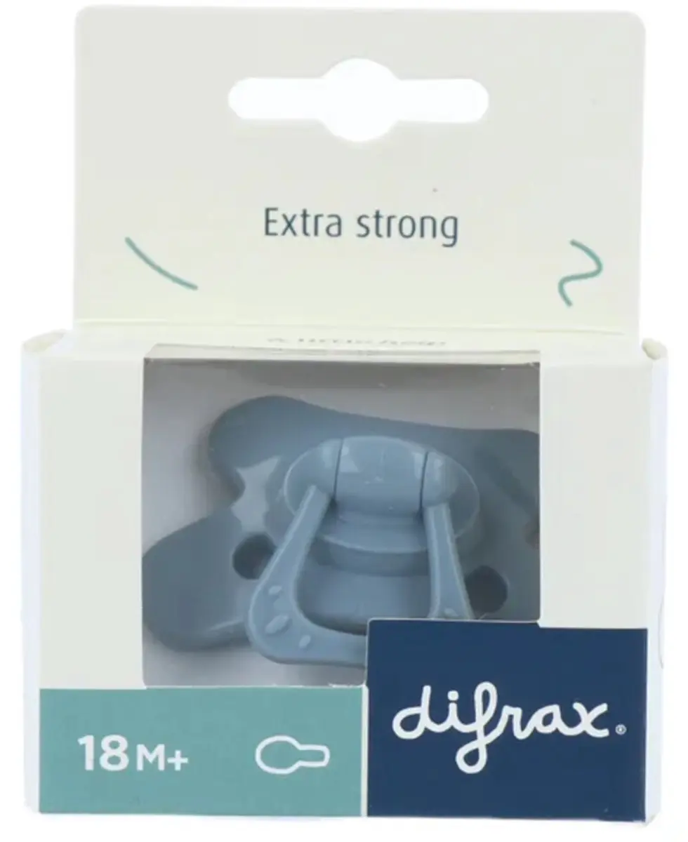 Difrax Fopspeen Natural 18+ mnd Stone - 2 Stuks