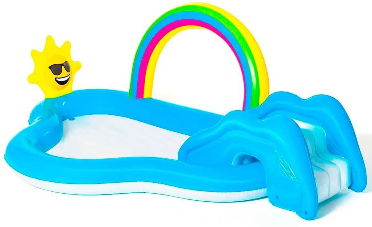 Bestway Rainbow n' Shine Zwembad Speelcentrum - 257x145x91cm - Meerkleurig