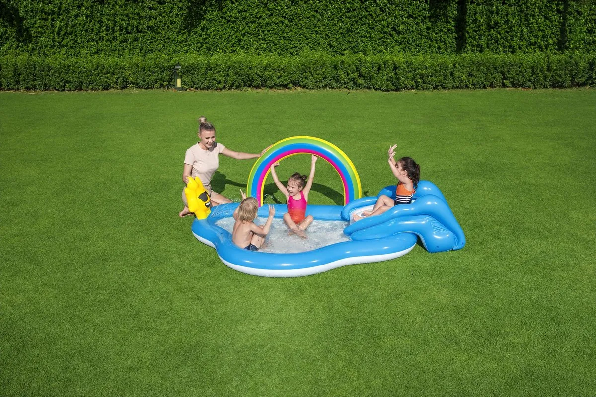 Bestway Rainbow n' Shine Zwembad Speelcentrum - 257x145x91cm - Meerkleurig