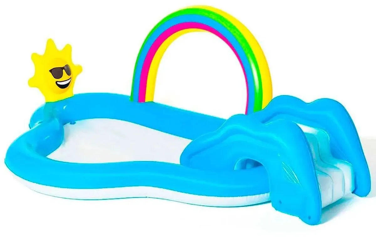 Bestway Rainbow n' Shine Zwembad Speelcentrum - 257x145x91cm - Meerkleurig