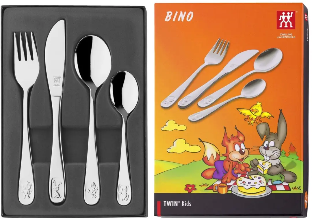 Zwilling Bino Kinderbestek 4-delig - 4 Stuks