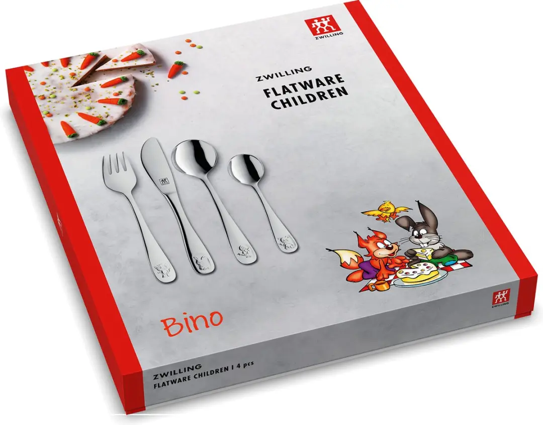Zwilling Bino Kinderbestek 4-delig - 4 Stuks