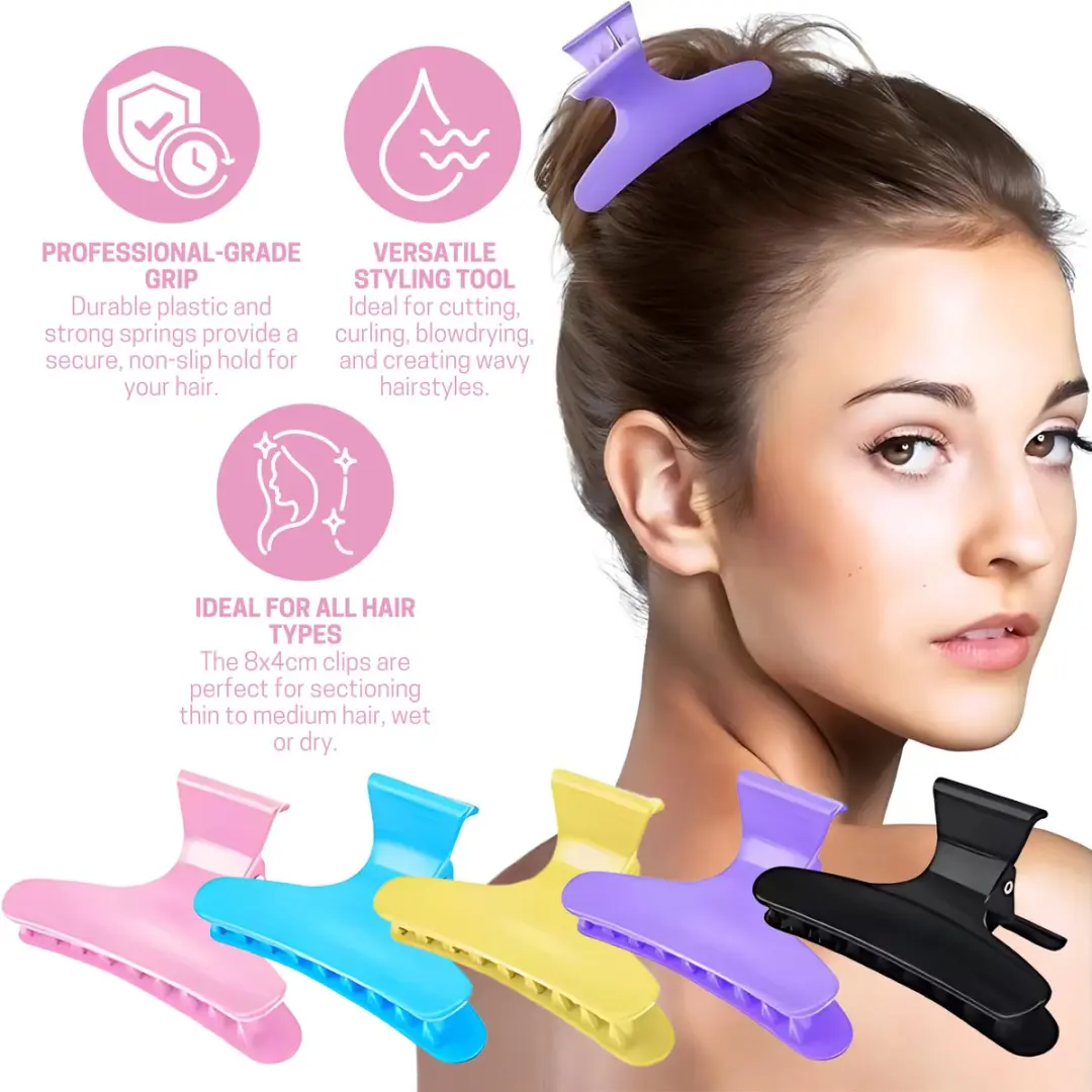 Guardian Beauty Haarclips - 12 Stuks - Antislip Vlinderklemmen