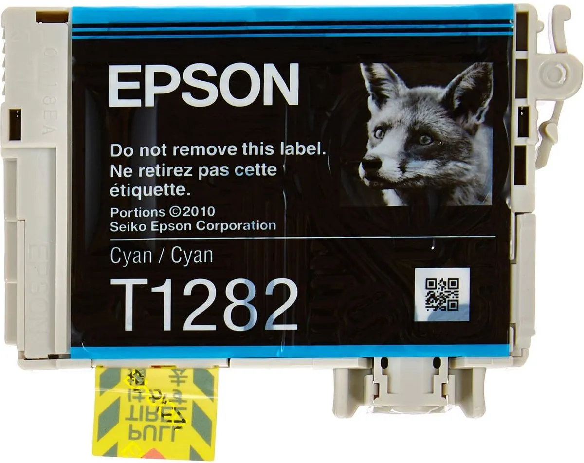 Epson Original C13T12824011 Cyaan Inktcartridge 3.5ml