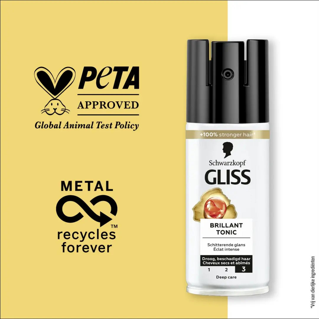 Gliss Total Repair Brilliant Tonic Spray 6x100ml
