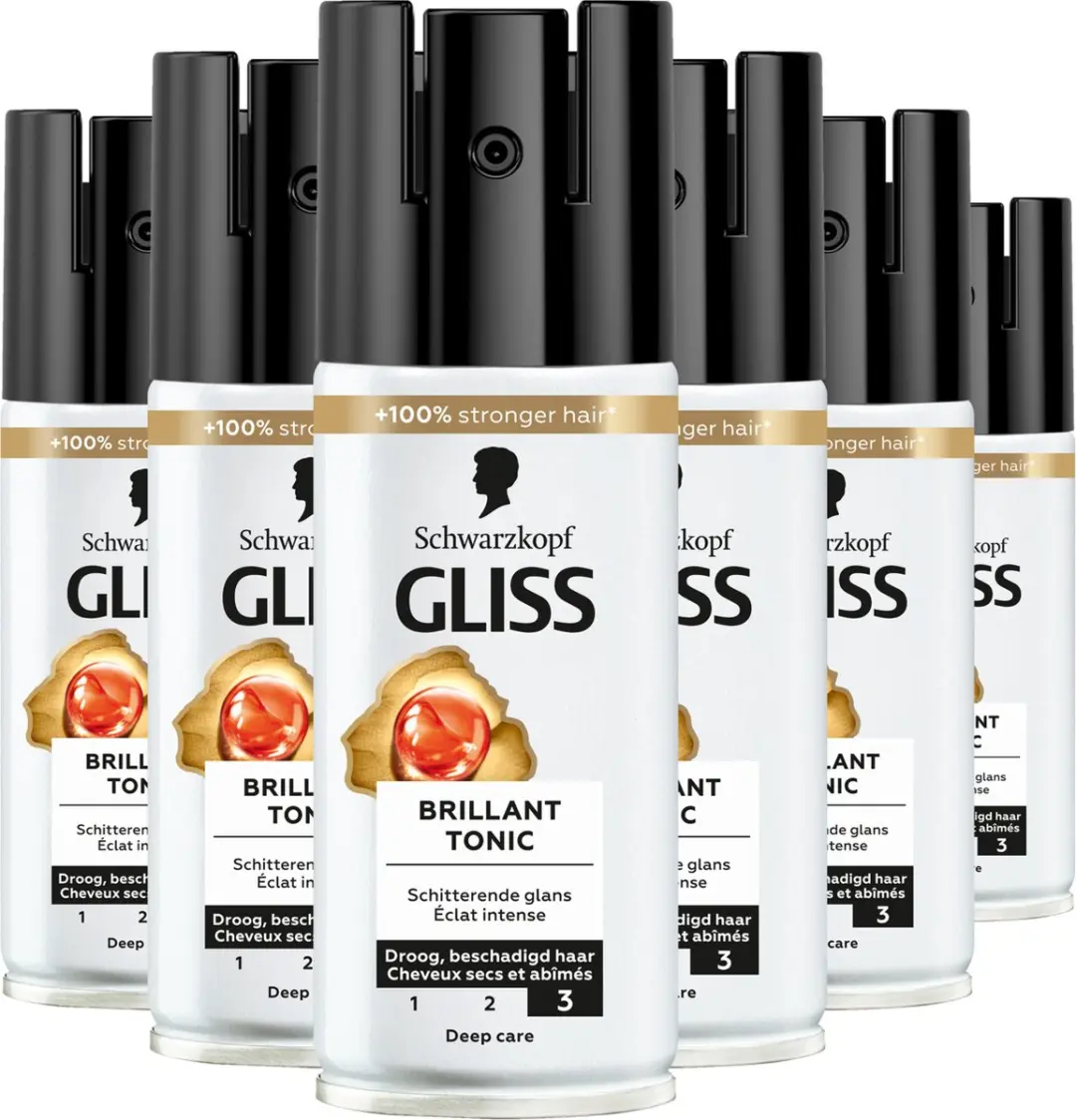 Gliss Total Repair Brilliant Tonic Spray 6x100ml