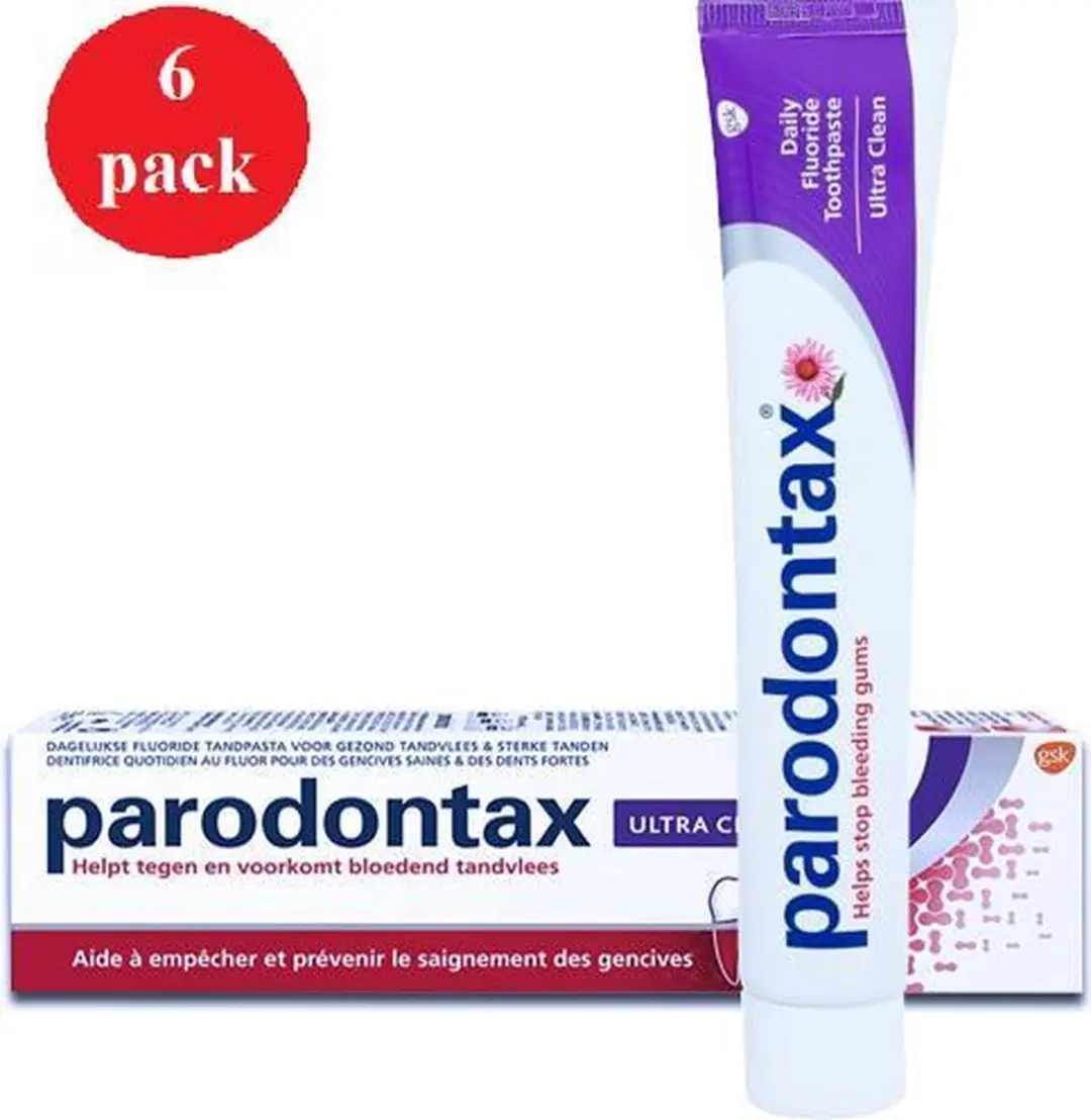Parodontax Ultra Clean Tandpasta - 6 x 75ml