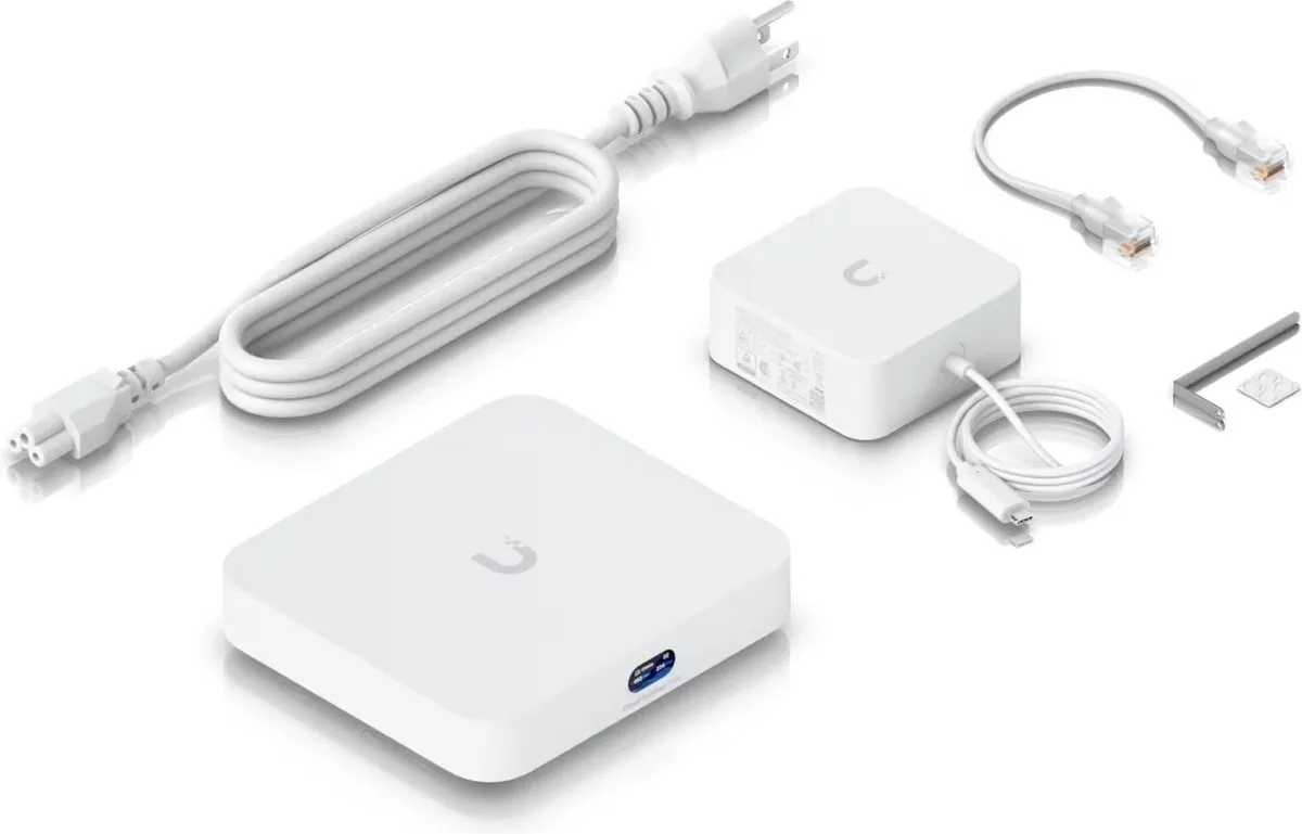 Ubiquiti Cloud Gateway Max 512GB SSD - 5x 2.5Gbps Ethernet - Wit