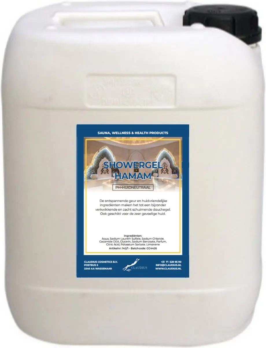 Splashbox Cosmetics Hamam Douchegel 10L