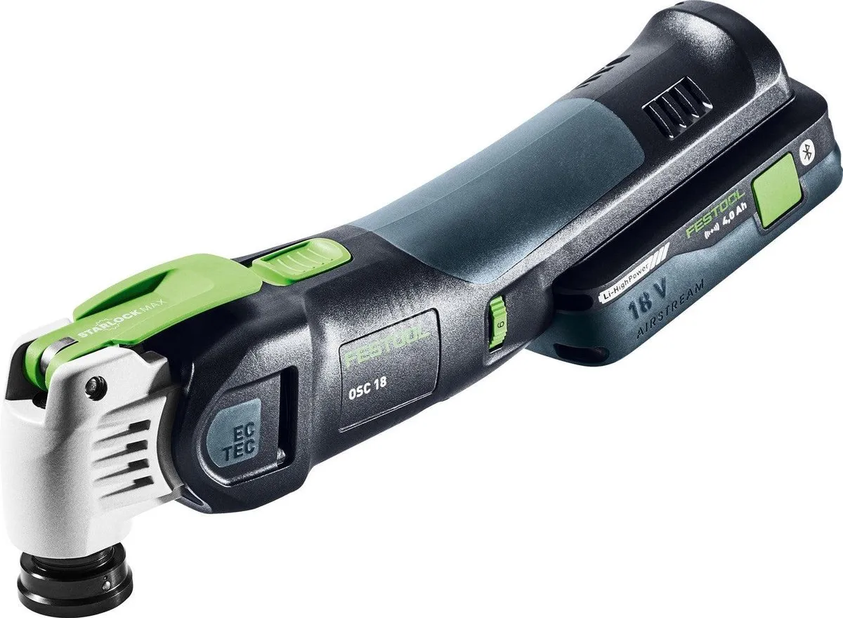 Festool VECTURO OSC 18 HPC4 E-Set Oscillerende Multitool - 1x 4,0Ah