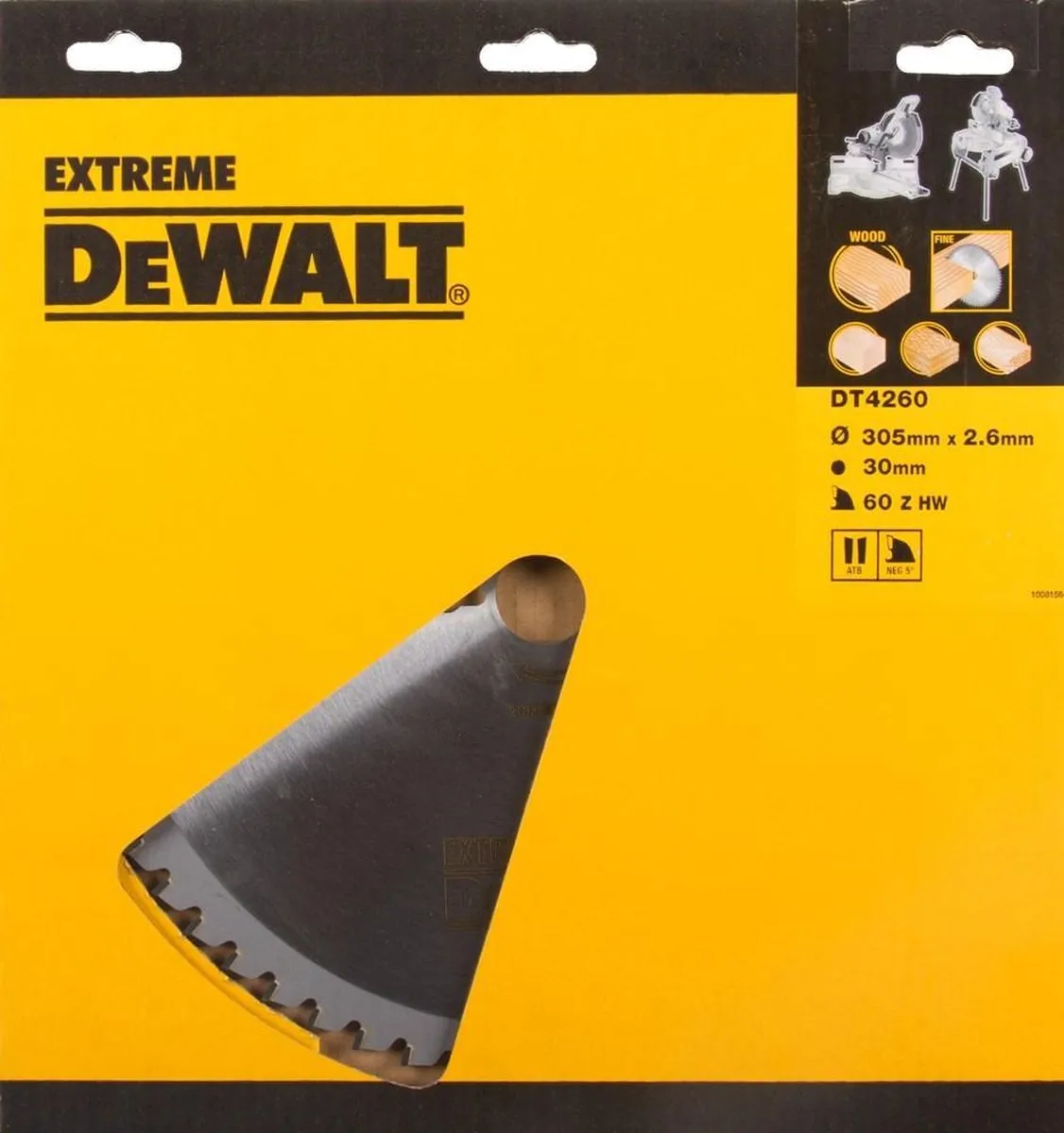 DeWalt Extreme DT4260-QZ Cirkelzaagblad 305mm 60T - Hout/Laminaat