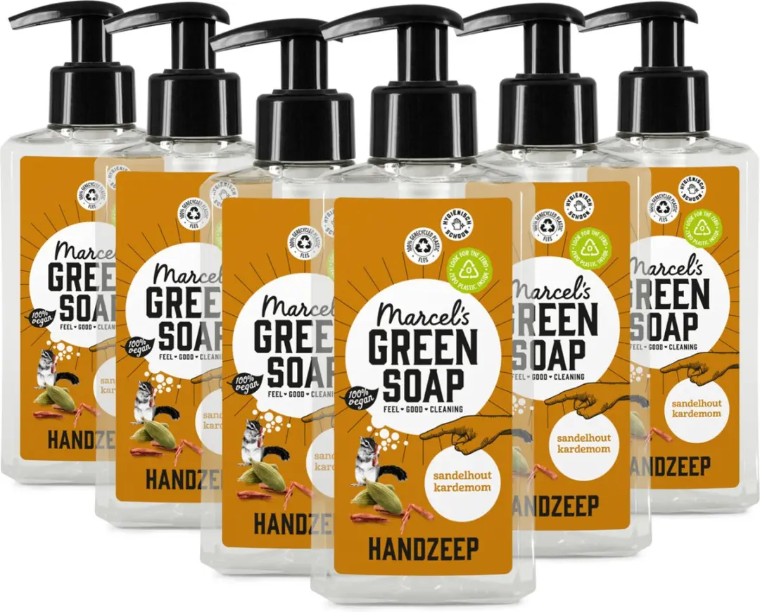 Marcel's Green Soap Handzeep Sandelhout & Kardemom 250ml