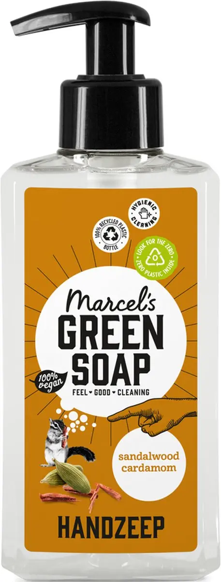 Marcel's Green Soap Handzeep Sandelhout & Kardemom 250ml - 6 Stuks