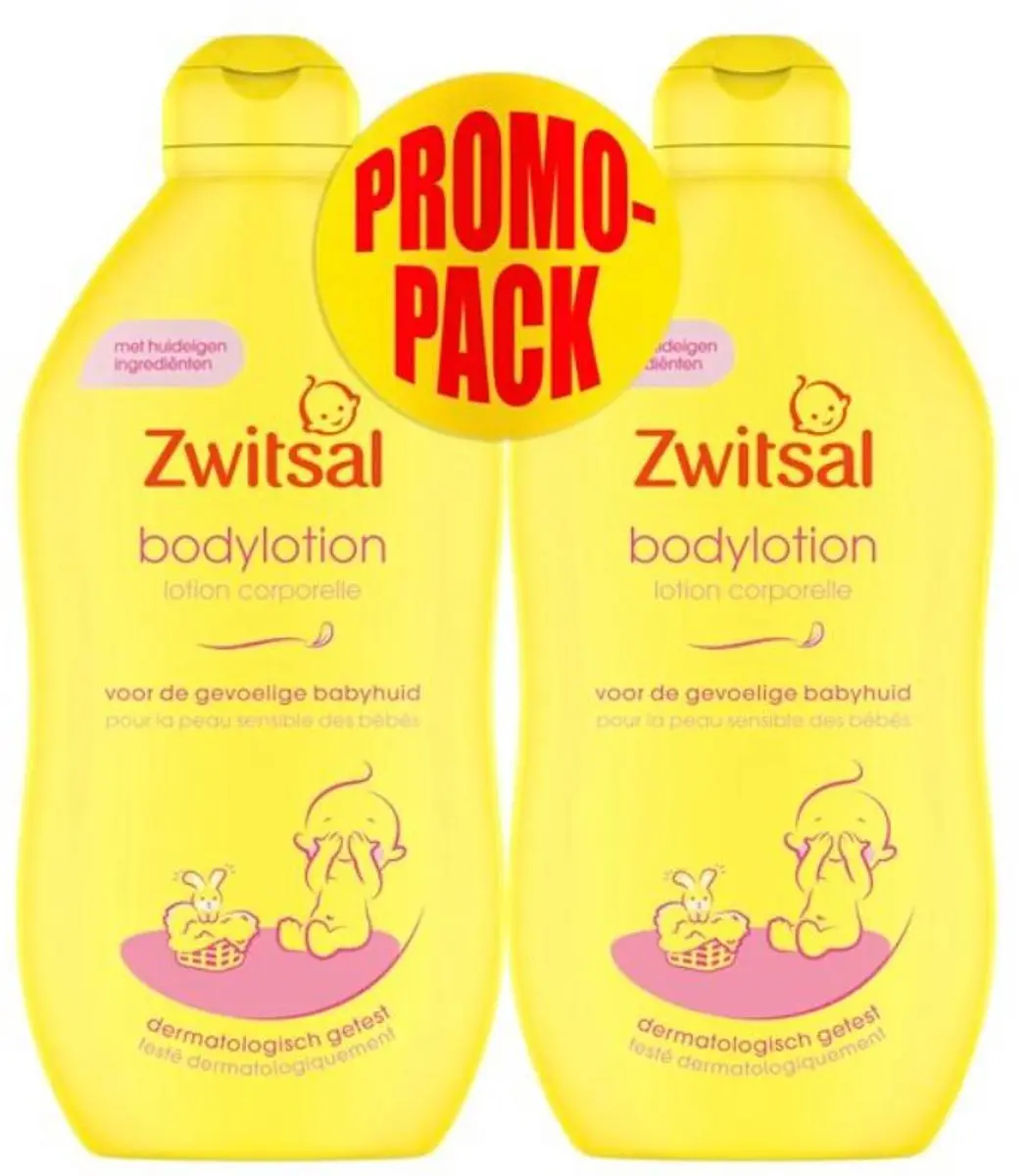 Zwitsal Bodylotion 2x400ml