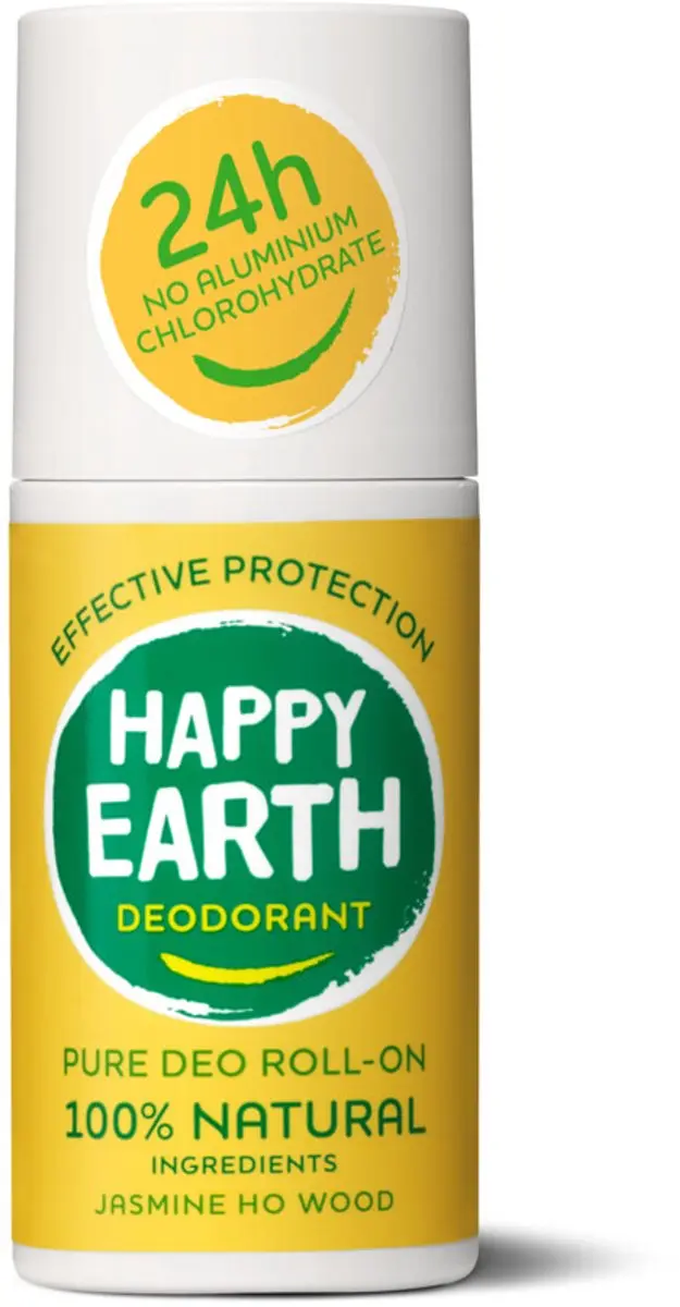 Happy Earth Deo Roller Jasmine Ho Wood