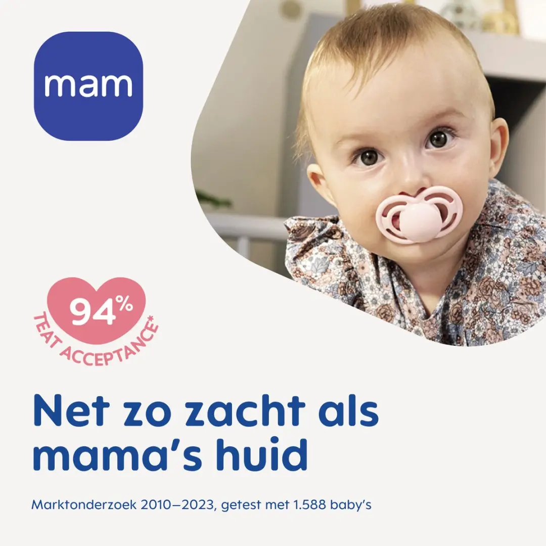 MAM Perfect Night Speen Siliconen 6-16 Maanden - 2 Stuks