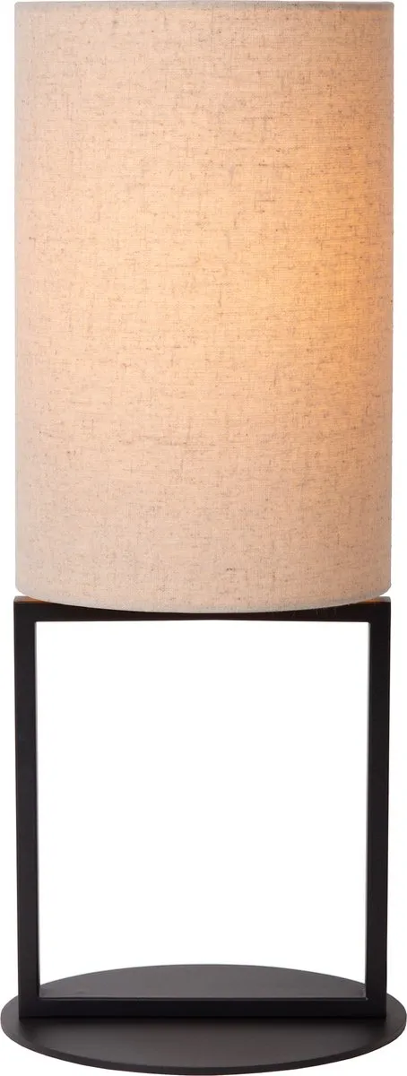 Lucide Herman Tafellamp Ø20cm - Beige