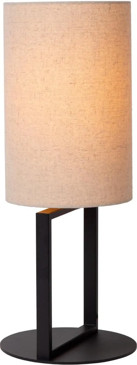 Lucide Herman Tafellamp Ø20cm - Beige
